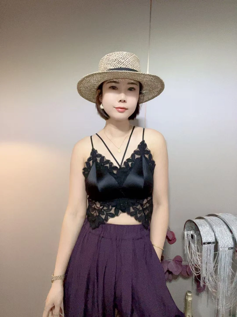 【雪儿严选】法式复古蕾丝美背5994