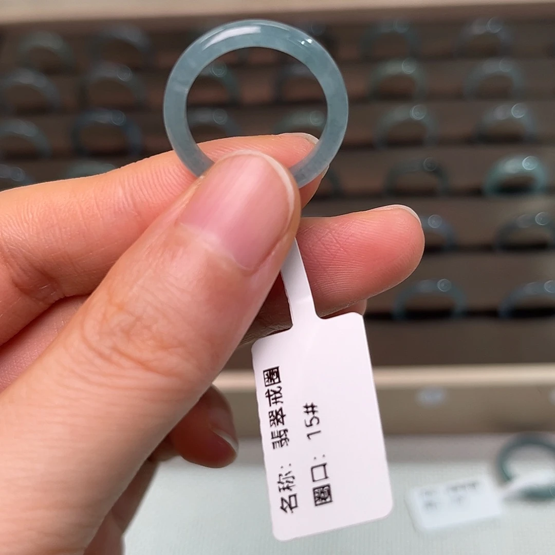 翡翠戒指未镶嵌天然翡翠A货戒指