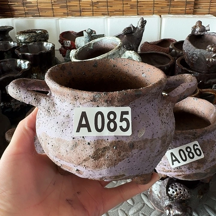 内口9高9粗陶手工制作