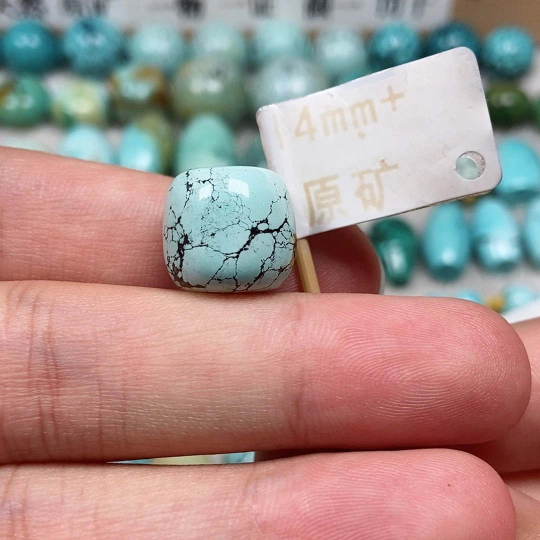 未镶嵌绿松石珠宝半成品