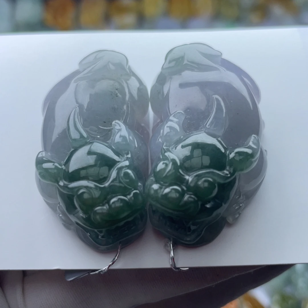 翡翠颈饰未镶嵌貔貅