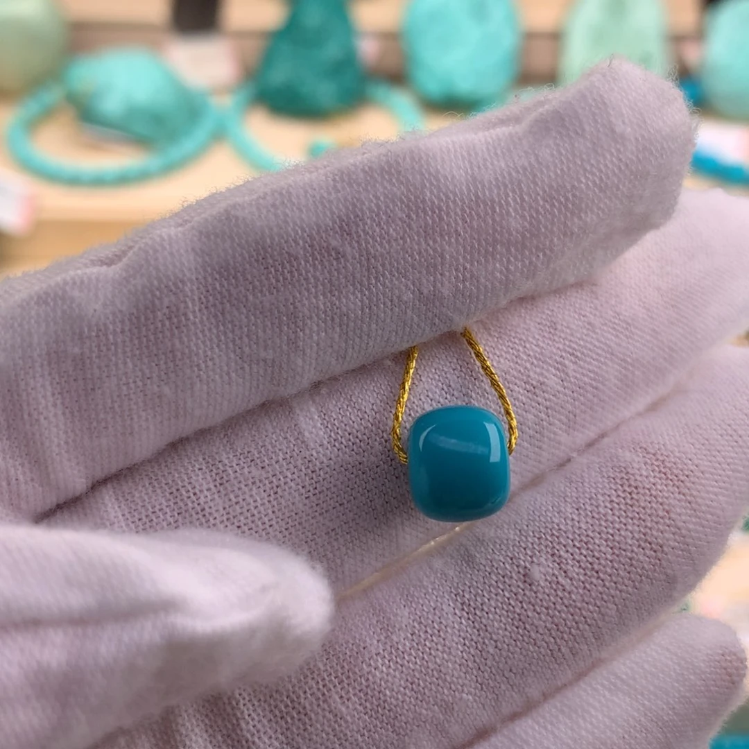 绿松石珠宝奇石未镶嵌小*鱼