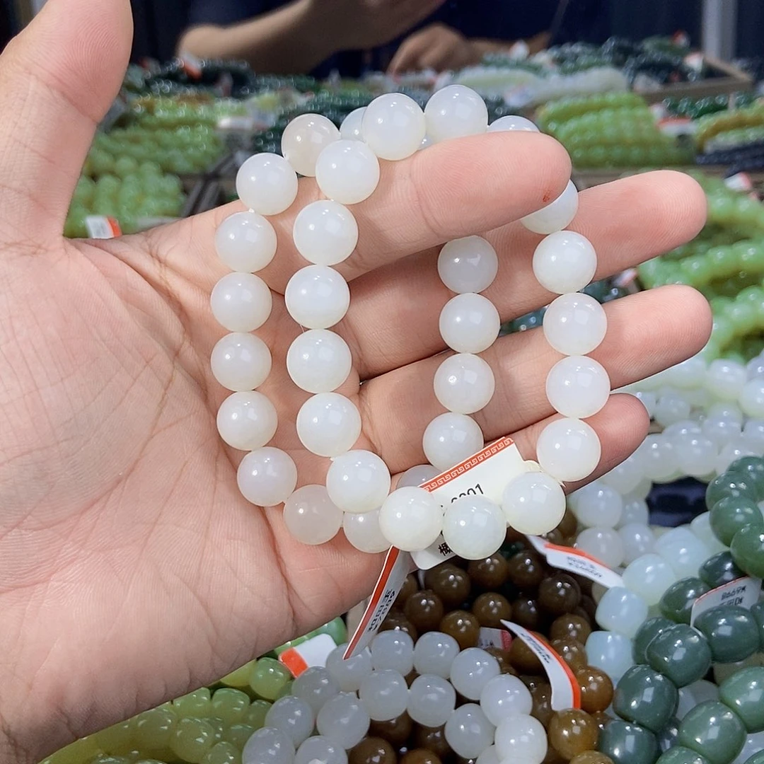 未镶嵌手串和田玉纯天然卡12且末天泰料多样性发一