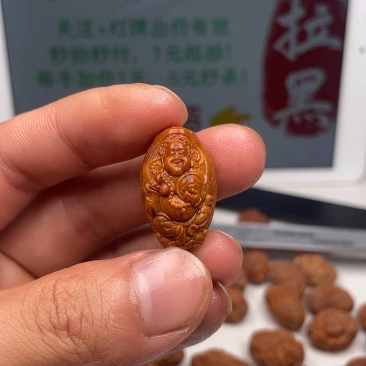吊坠橄榄核橄榄核雕刻单籽。