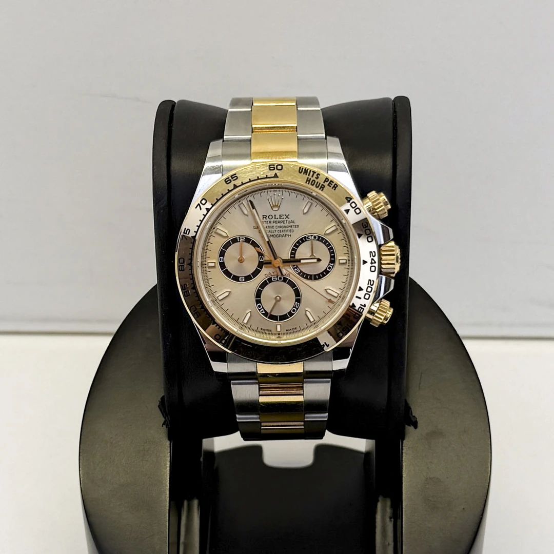 99新 Rolex/劳力士 香槟金迪通拿（24年9月全套126503-0004）