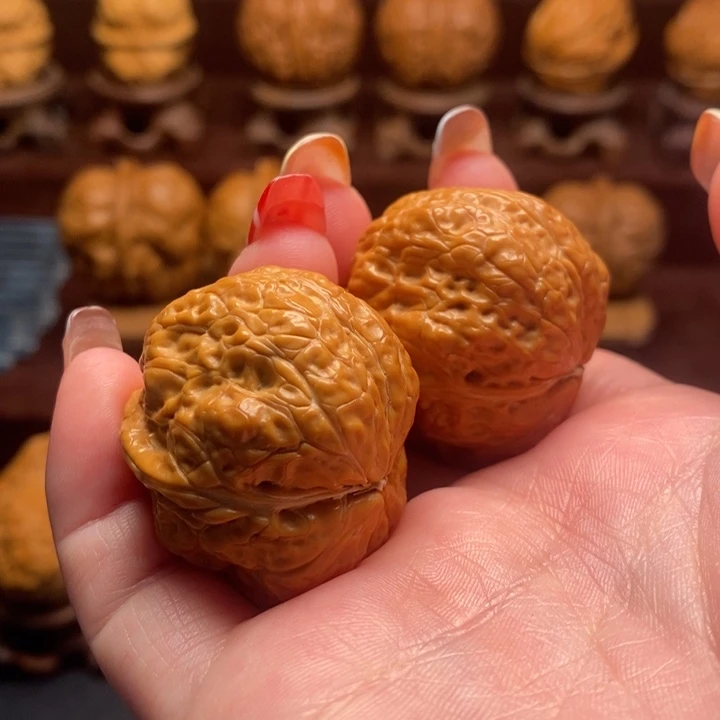 文玩核桃把件35肌肉小青蛙