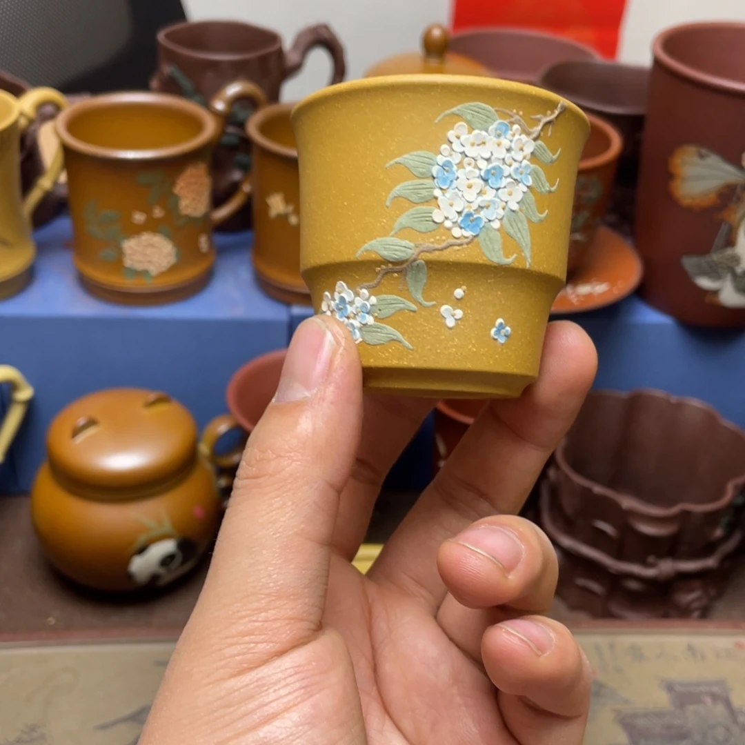 紫砂茶杯紫砂主人杯