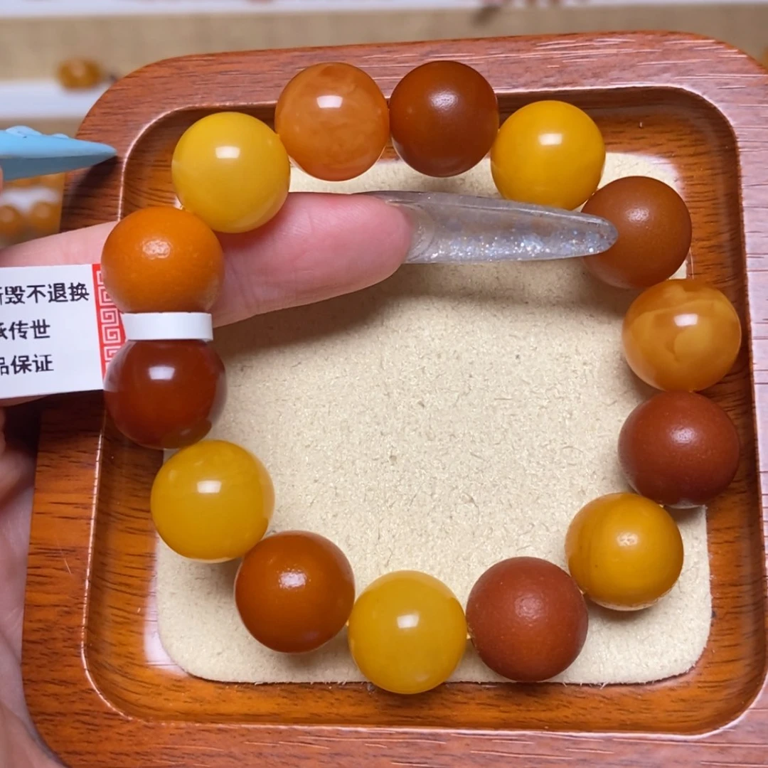 【闪购商品】未镶嵌蜜蜡手链手串