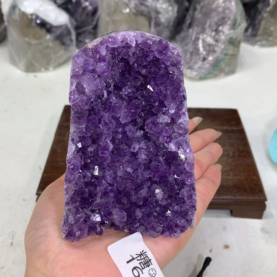 紫晶摆件未镶嵌水晶