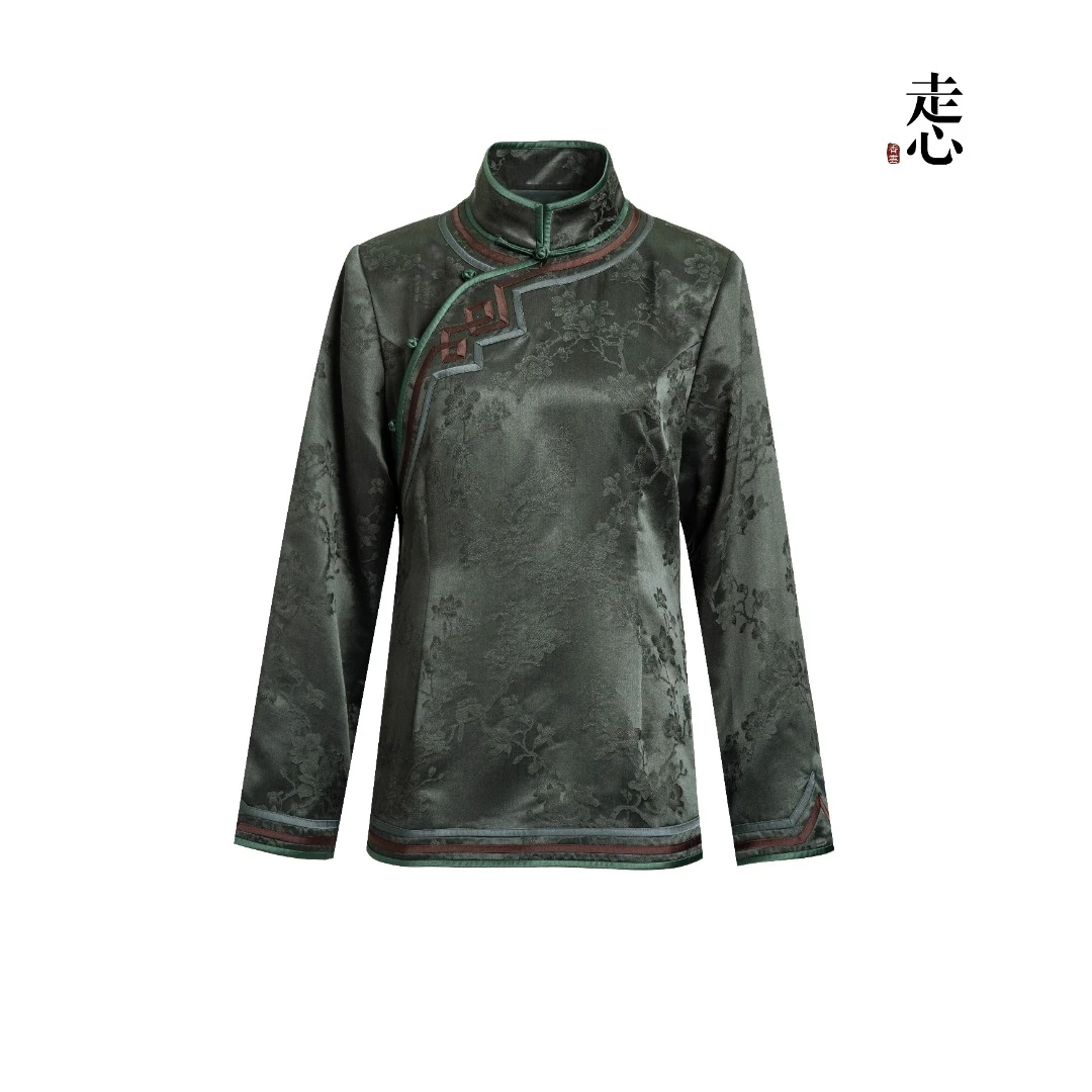 【走心非遗】深石绿外套24ZCS5266