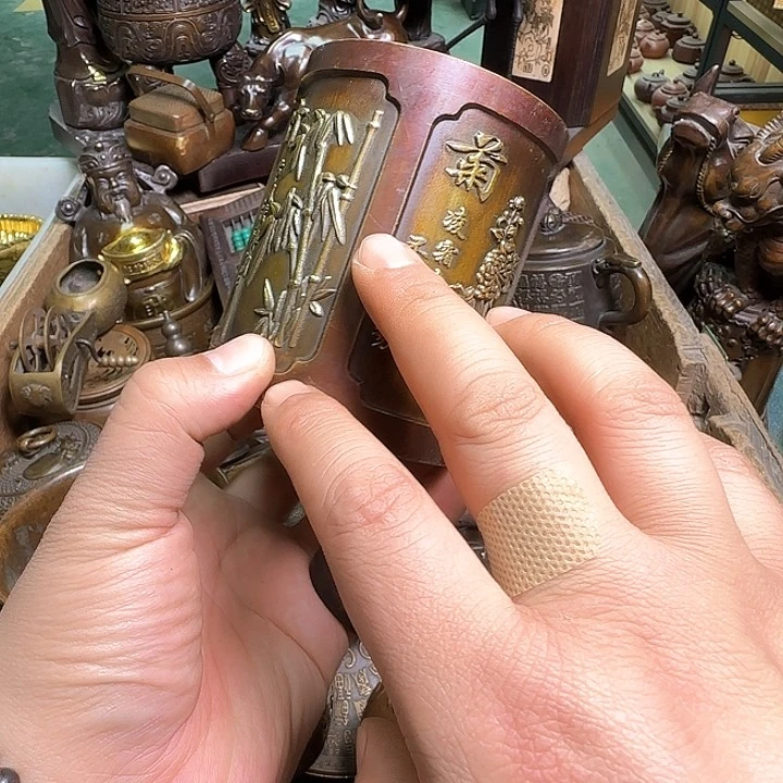 铜器办公室茶室摆件