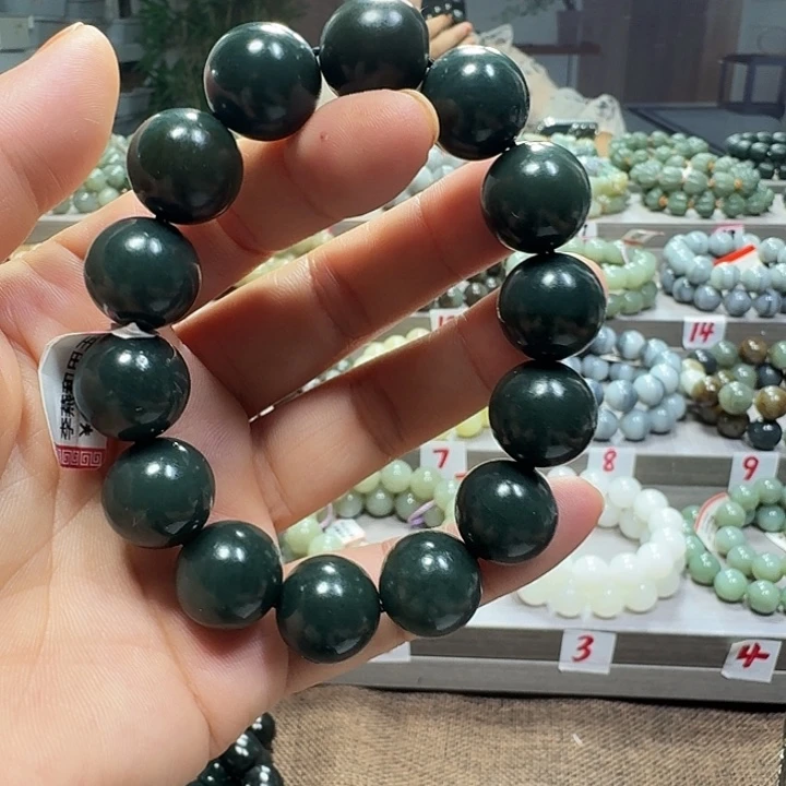 手链未镶嵌和田玉新疆沙枣青卡16