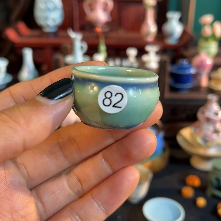摆件微陶老王迷你花瓶