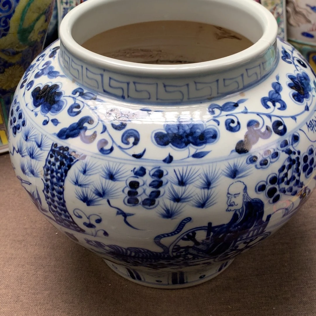 摆件底槽青旧藏瓷器旧藏瓷器