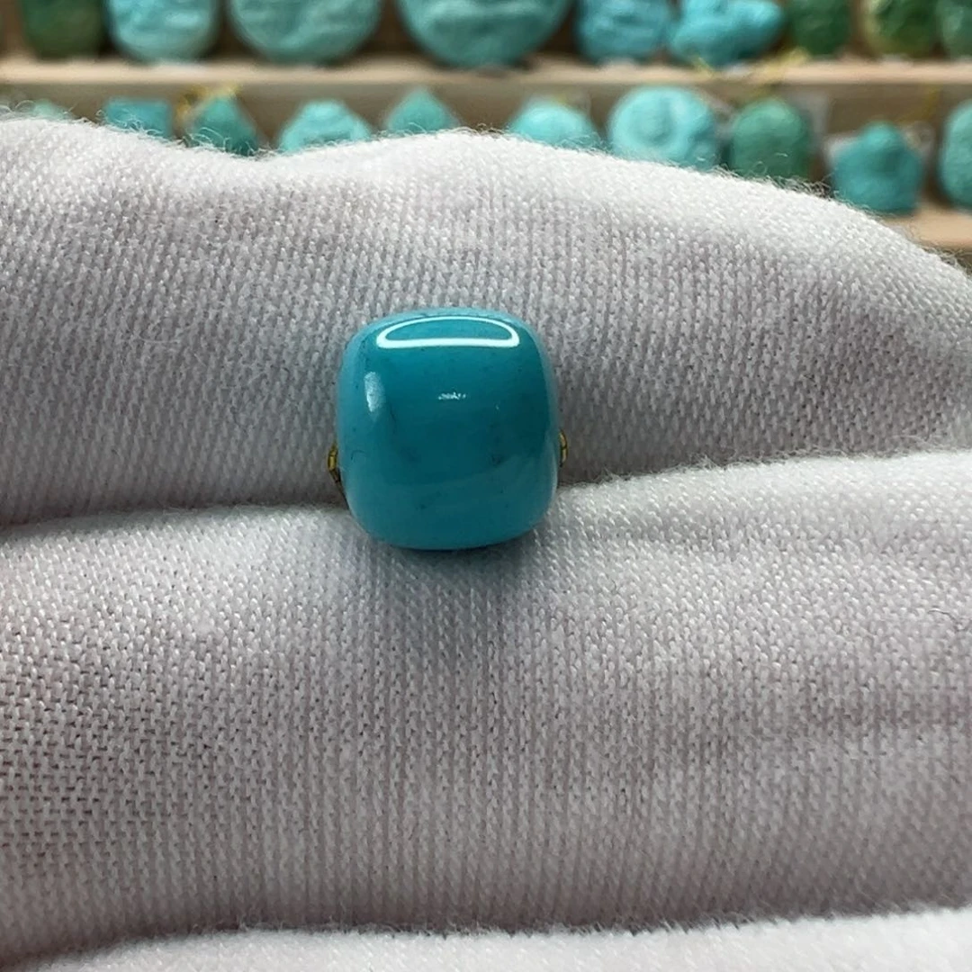 未镶嵌绿松石老型珠9mm
