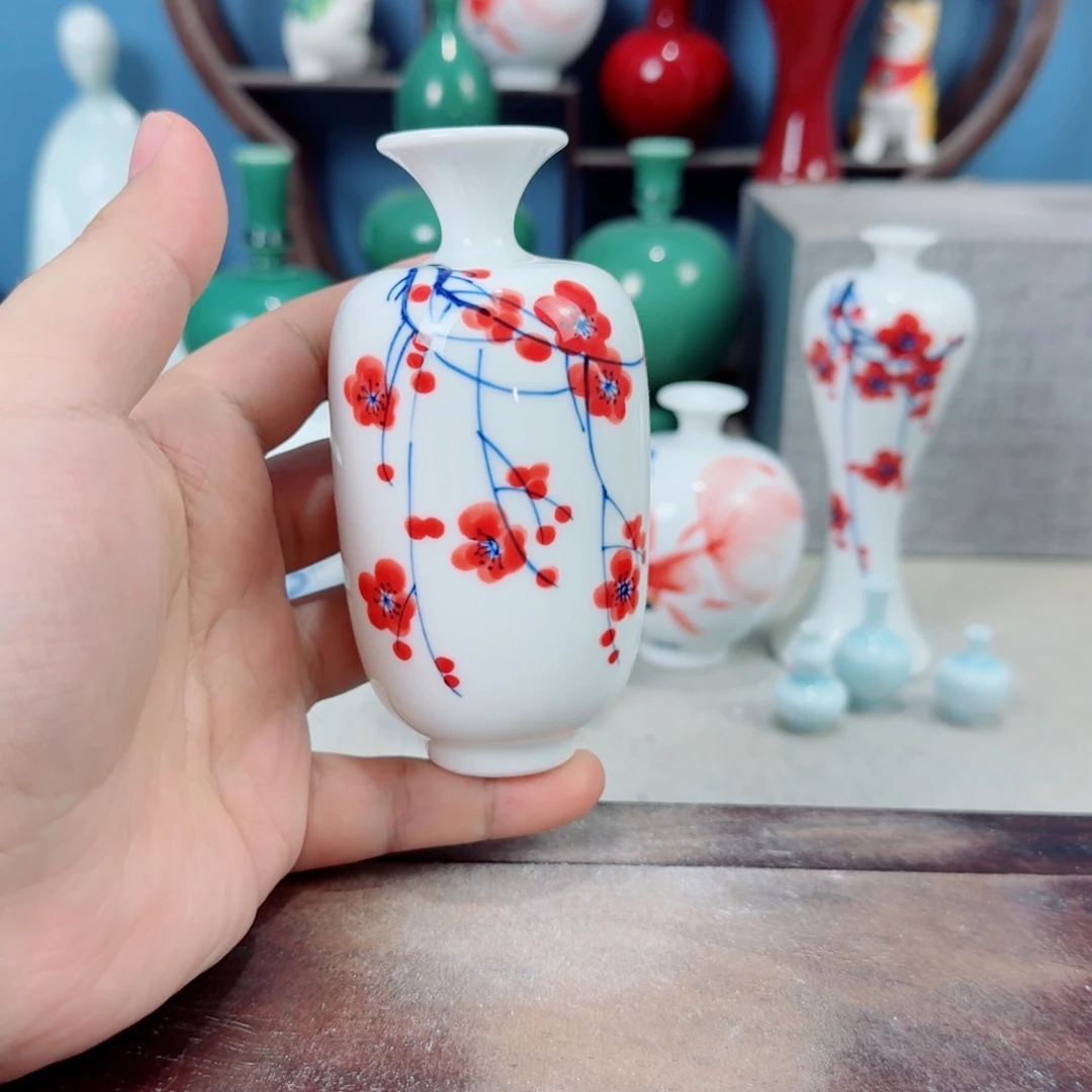 陶瓷手工小花器摆件