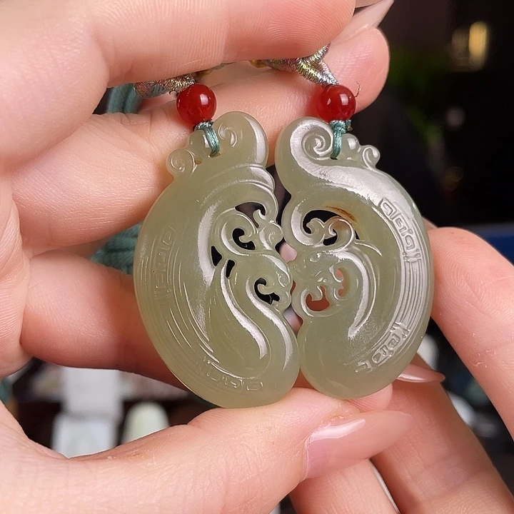 和田玉未镶嵌颈饰定制发货