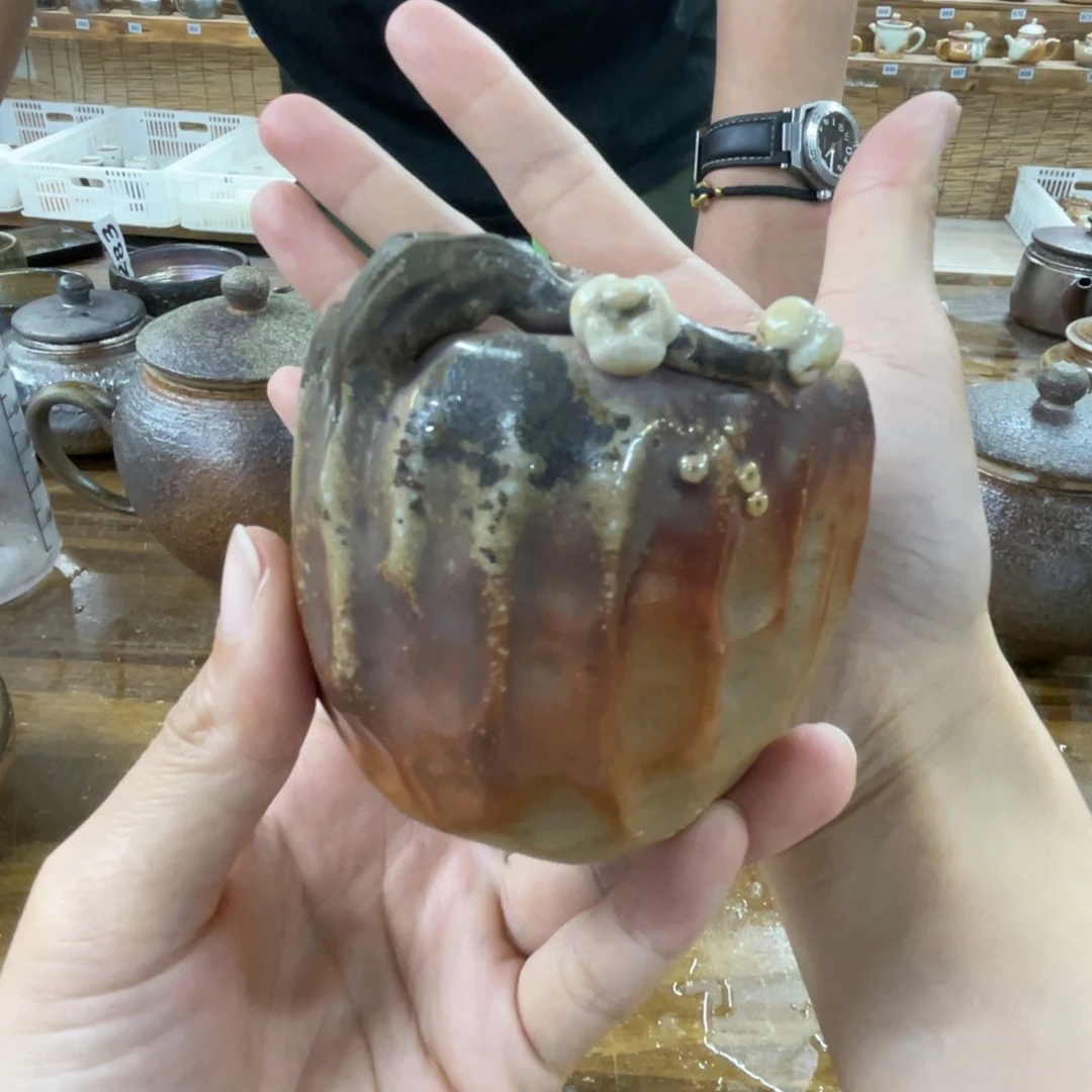 茶壶柴柴烧柴烧茶壶