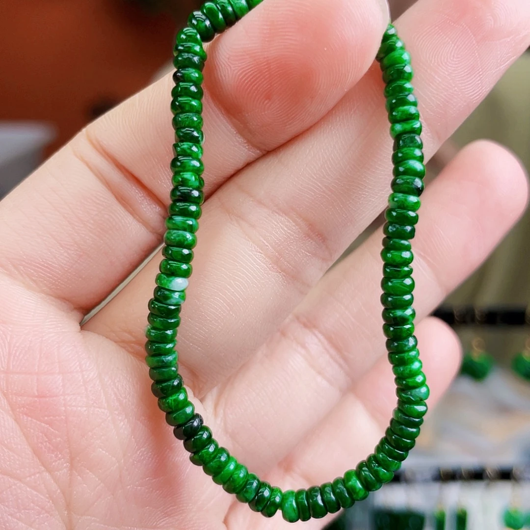 翡翠未镶嵌耳饰饰品