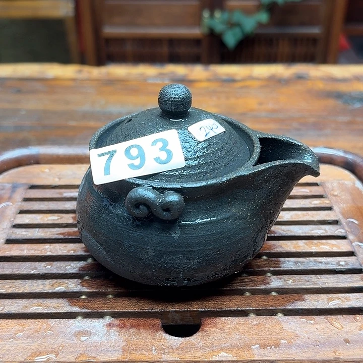 纯手工制作粗陶茶具