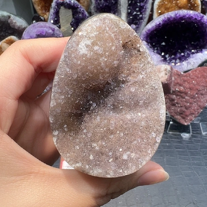 珠宝半成品未镶嵌紫晶