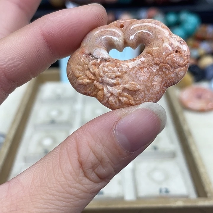 未镶嵌手串硅化珊瑚（珊瑚玉）119