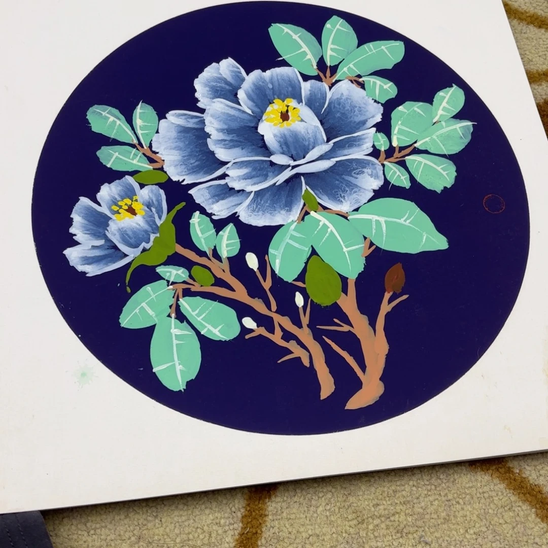 国画38-38卡纸作品艺