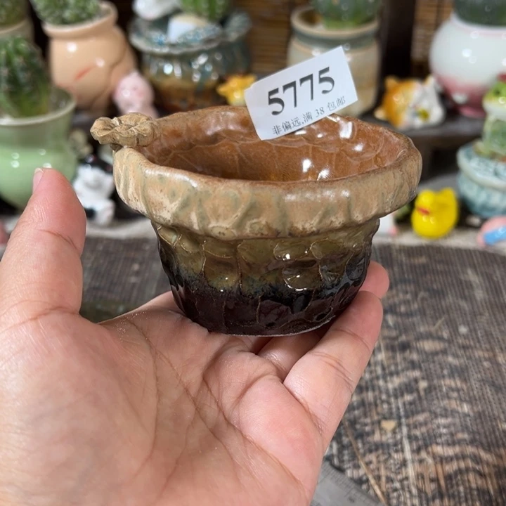 口8 手工花盆满30包邮
