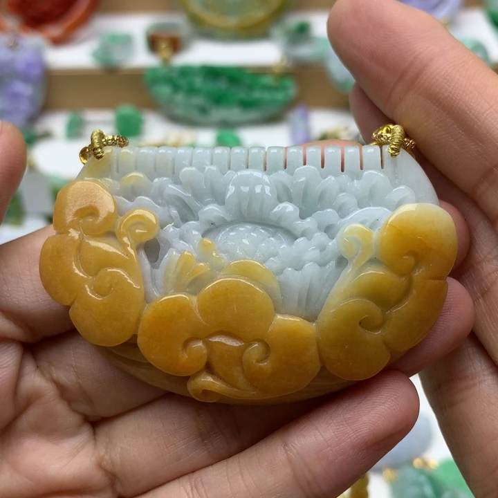 颈饰未镶嵌翡翠翡翠