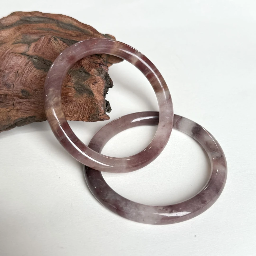 【小宝珠宝】25 S82776-丁香紫手镯-多样性发一件-8mm