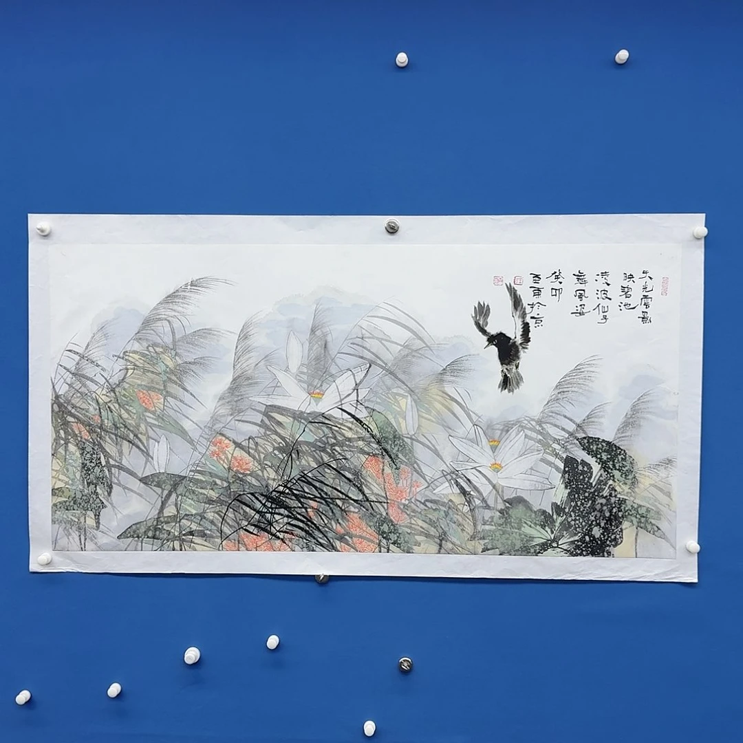 国画多次参加国内外大型学术交流会