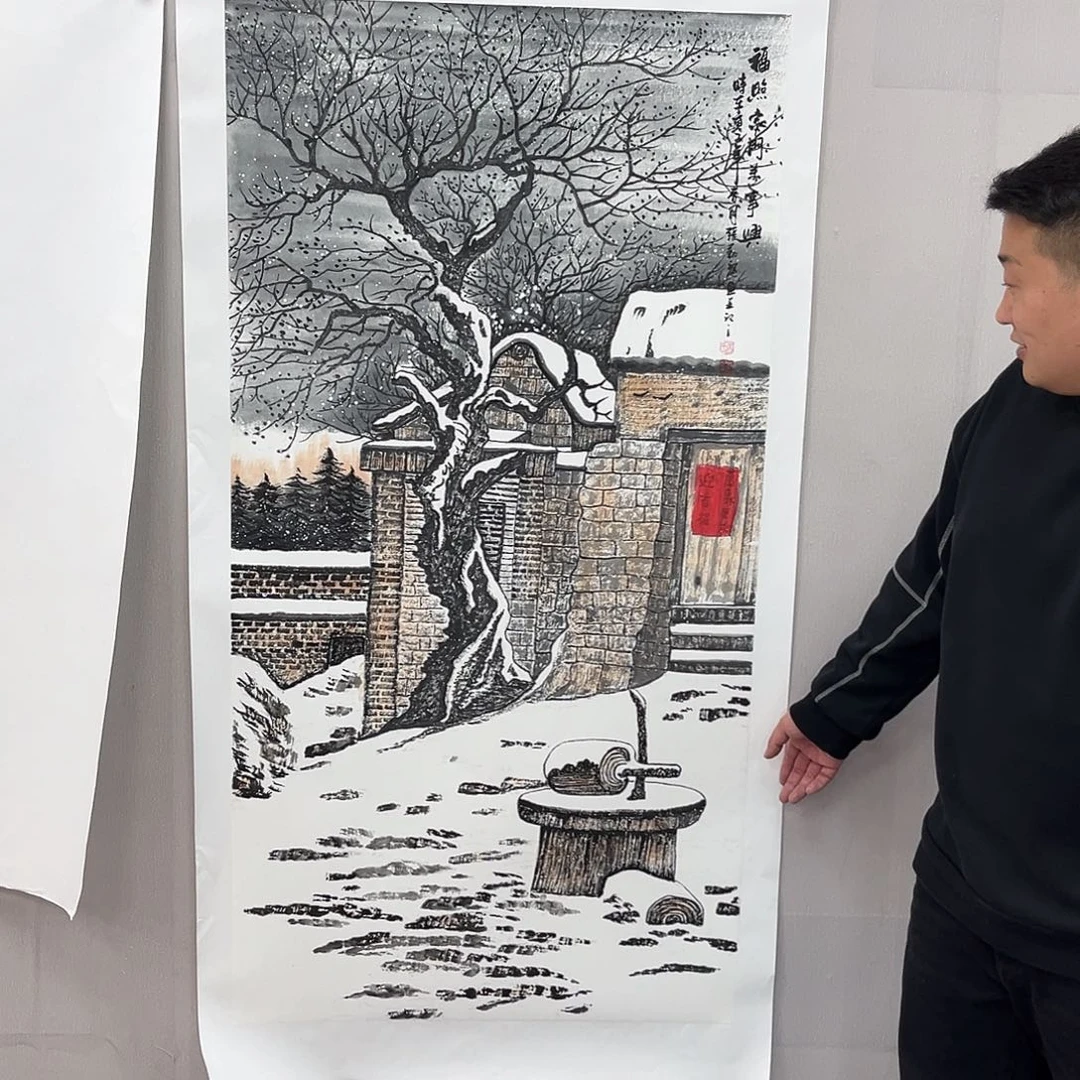 国画宣纸国画纯手绘作品