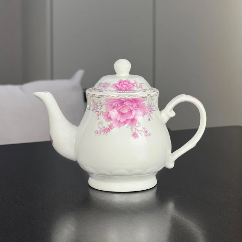 单壶茶壶泡茶家用陶瓷凉水壶凉杯耐高温冷水壶大容量茶水壶老式壶