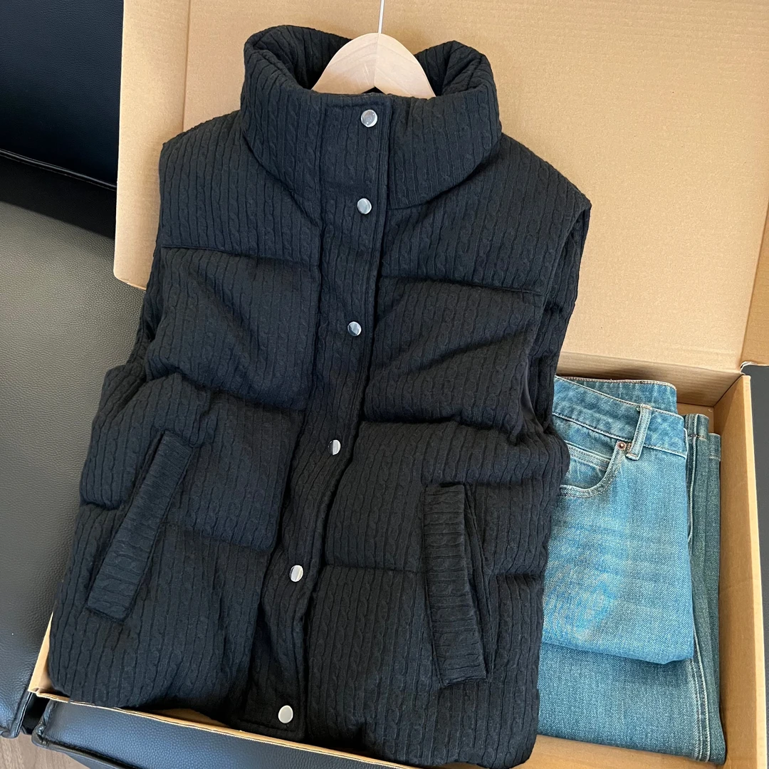 云朵定制 麻花感休闲背心马甲KI81实