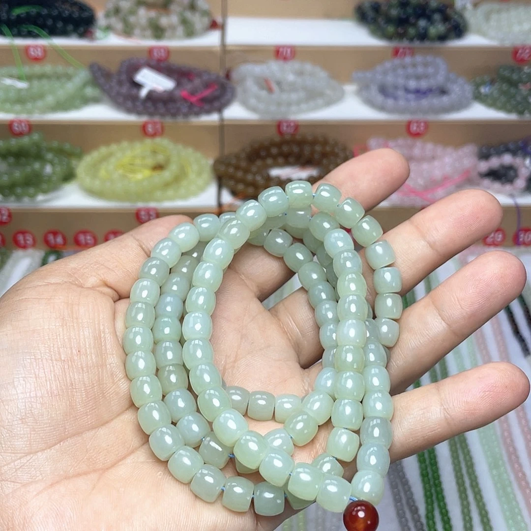 和田玉未镶嵌颈饰M****g8/7mm