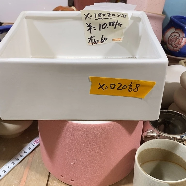 摆件陶盆有孔 微瑕介意勿拍