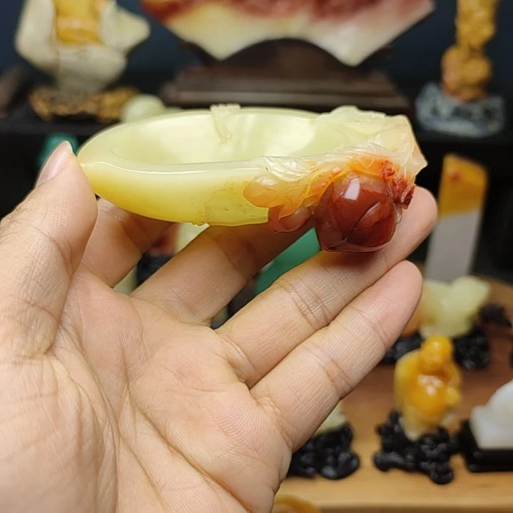 印石寿山石手把件手把件