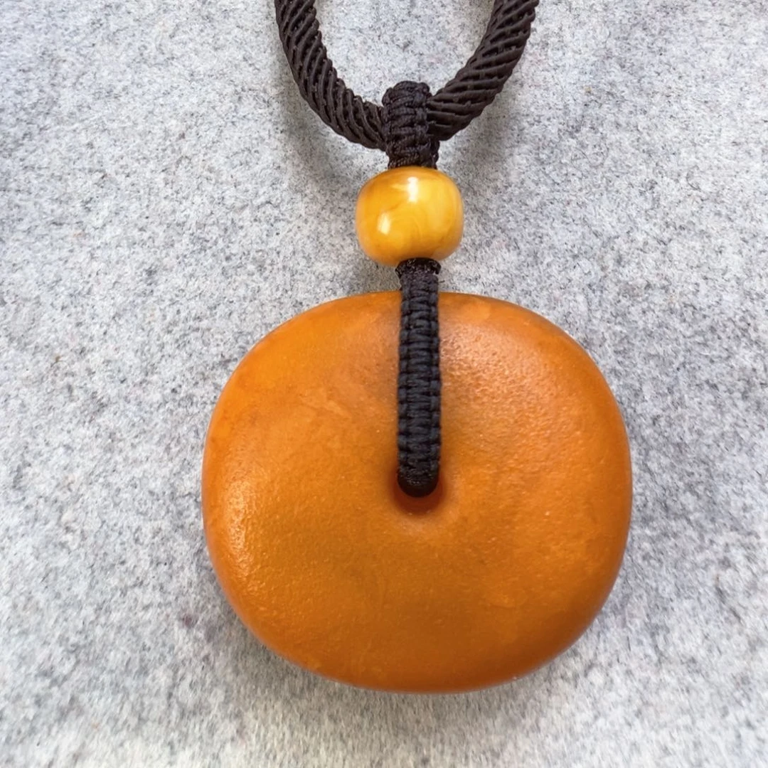蜜蜡项链未镶嵌蜜蜡吊坠