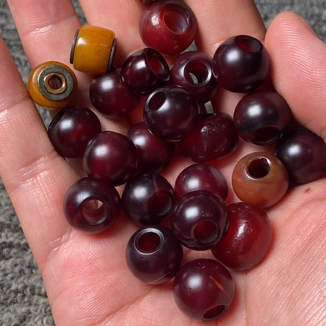 玛瑙/玉髓珠子未镶嵌微瑕玛瑙