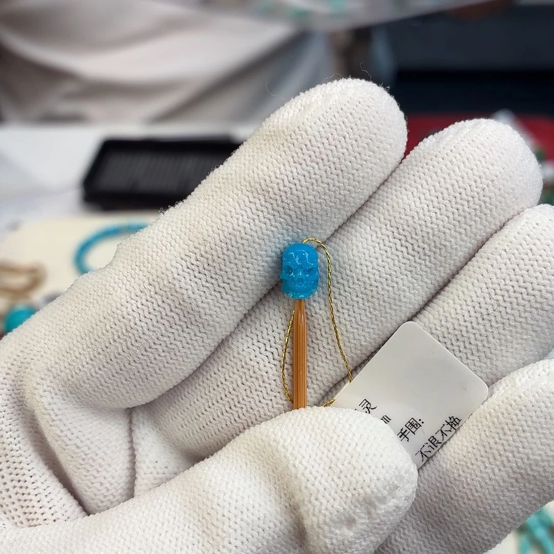 绿松石未镶嵌配饰7+mm