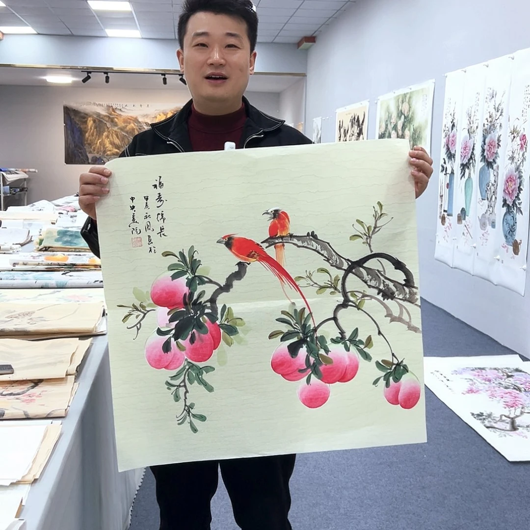 国画国画作品宣纸纯手绘