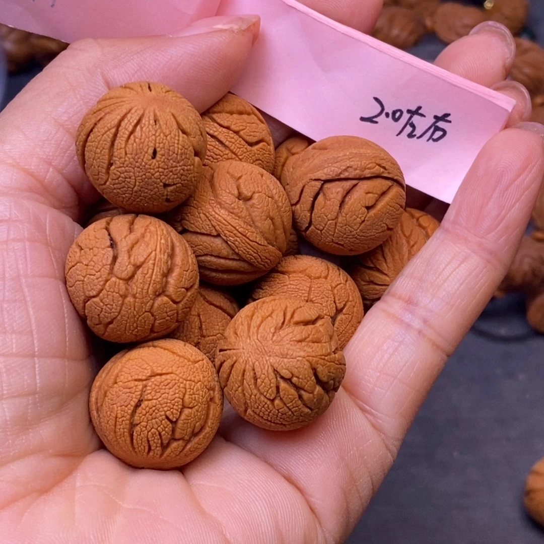 秦岭龙纹桃核13颗