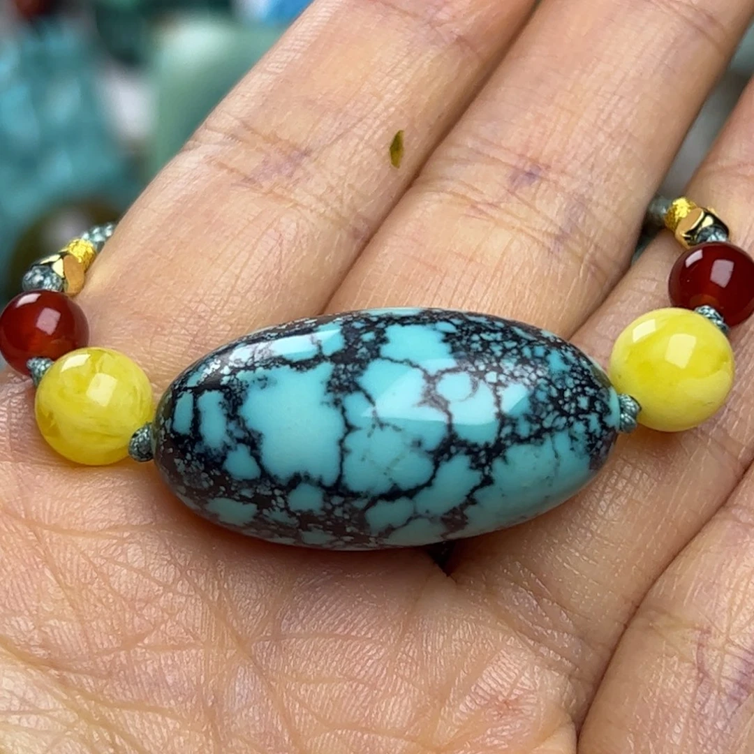 绿松石未镶嵌天然原矿绿松石