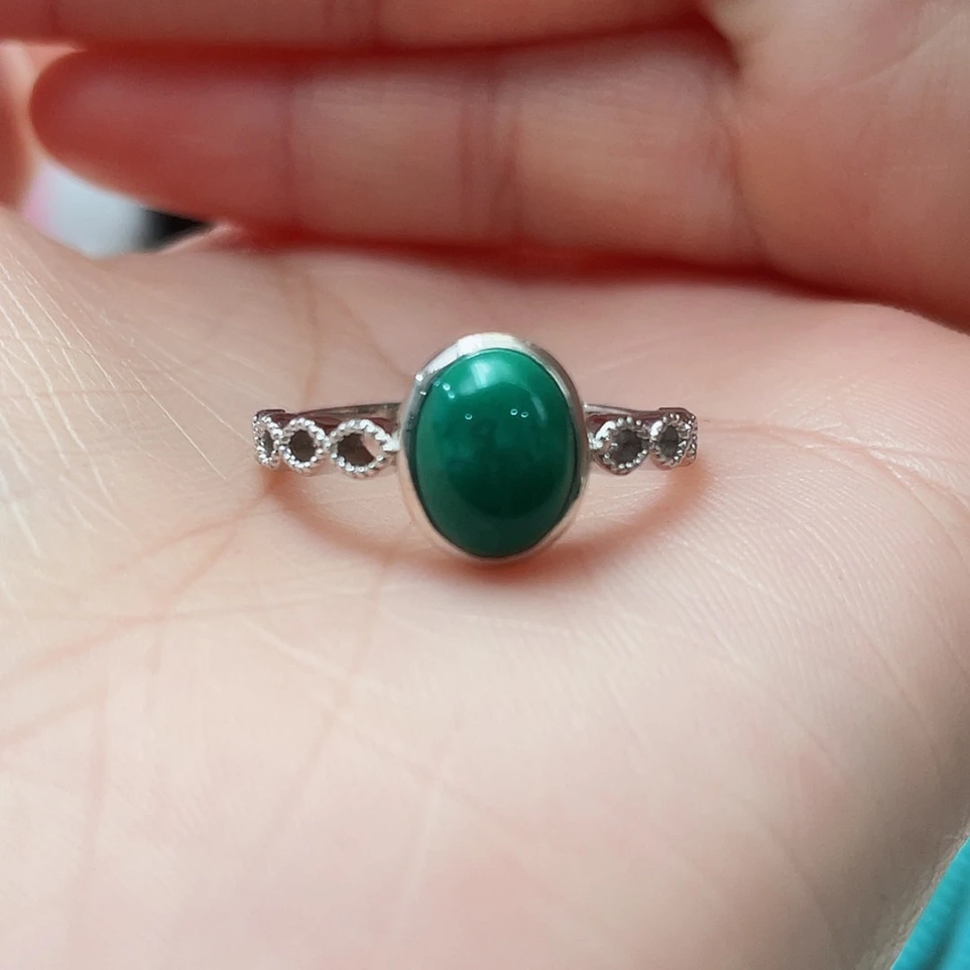 绿松石颈饰银S925镶嵌