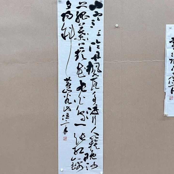 书法王位辛34*138㎝江苏宿迁