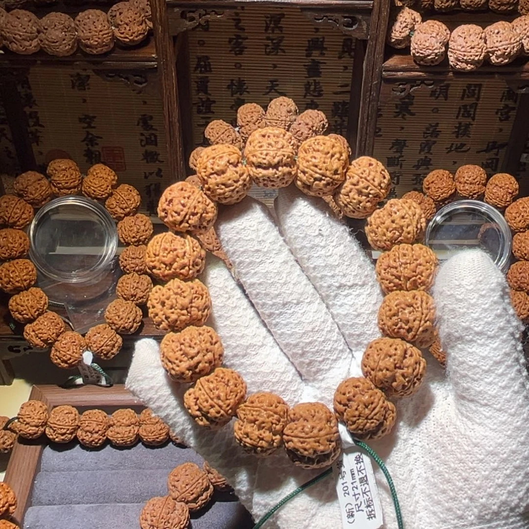 手串金刚菩提21平头尾梅花
