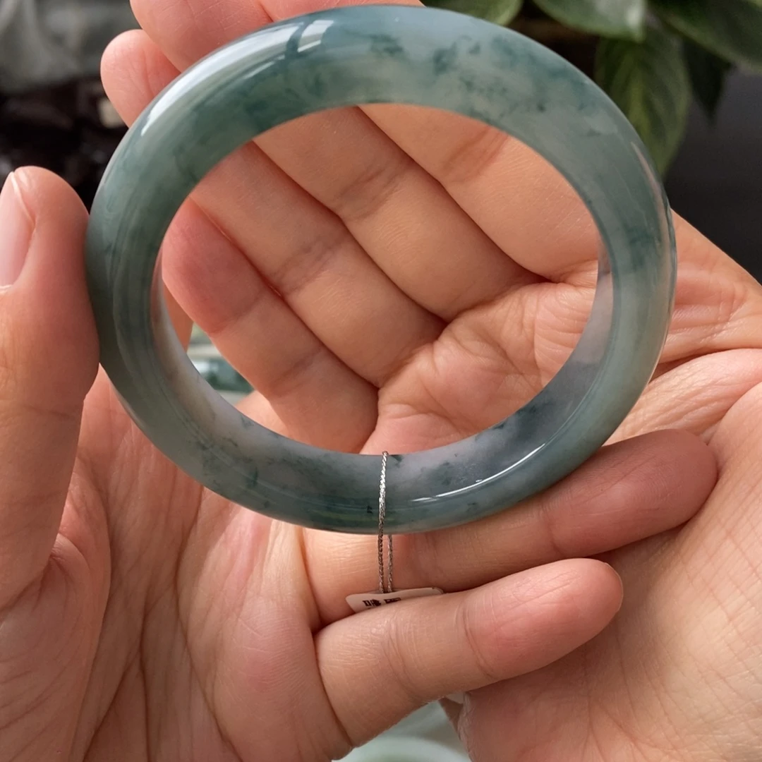 翡翠未镶嵌手镯天然