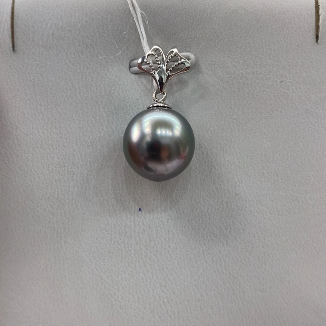 海水珍珠颈饰18K金镶嵌12-13mm