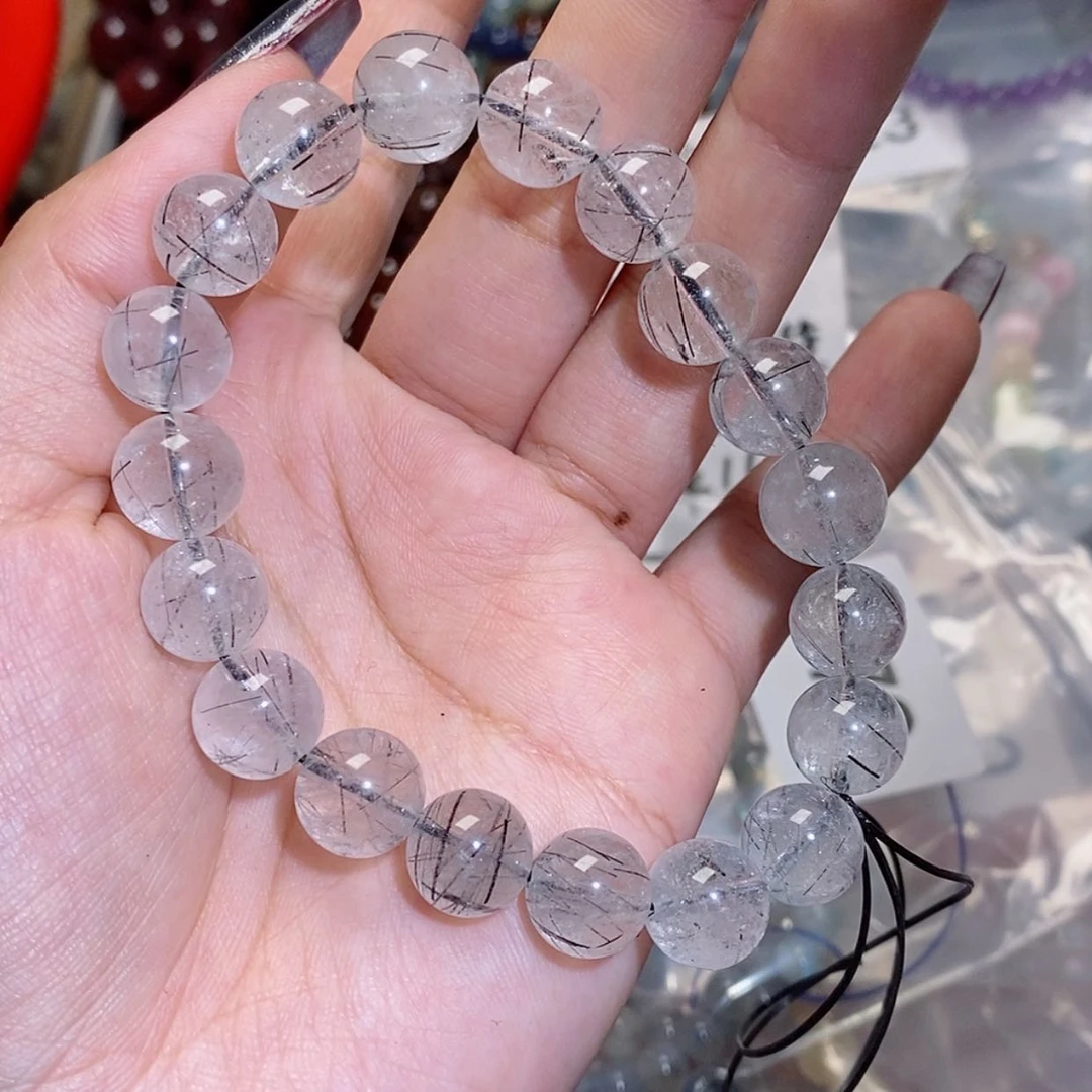 【闪购商品】水晶手串未镶嵌黑发474