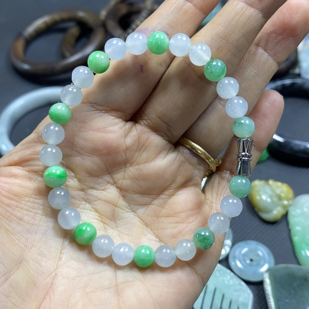 定制翡翠未镶嵌珠子